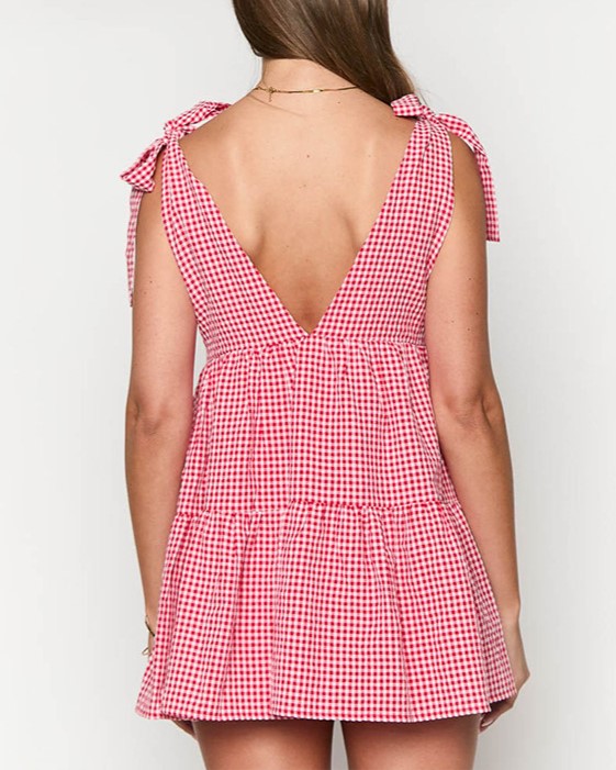 Kinsley Gingham Dress