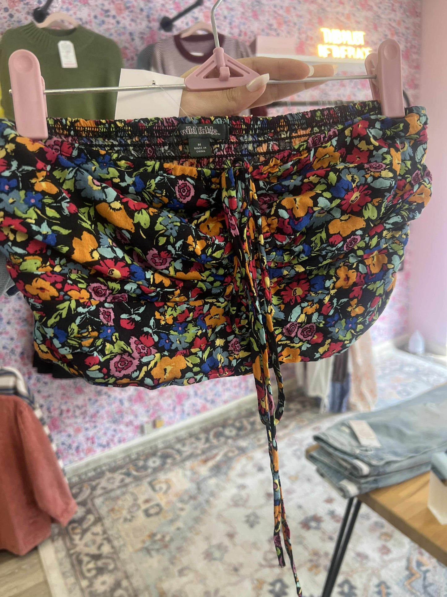 Wild Fable Floral Tube Top