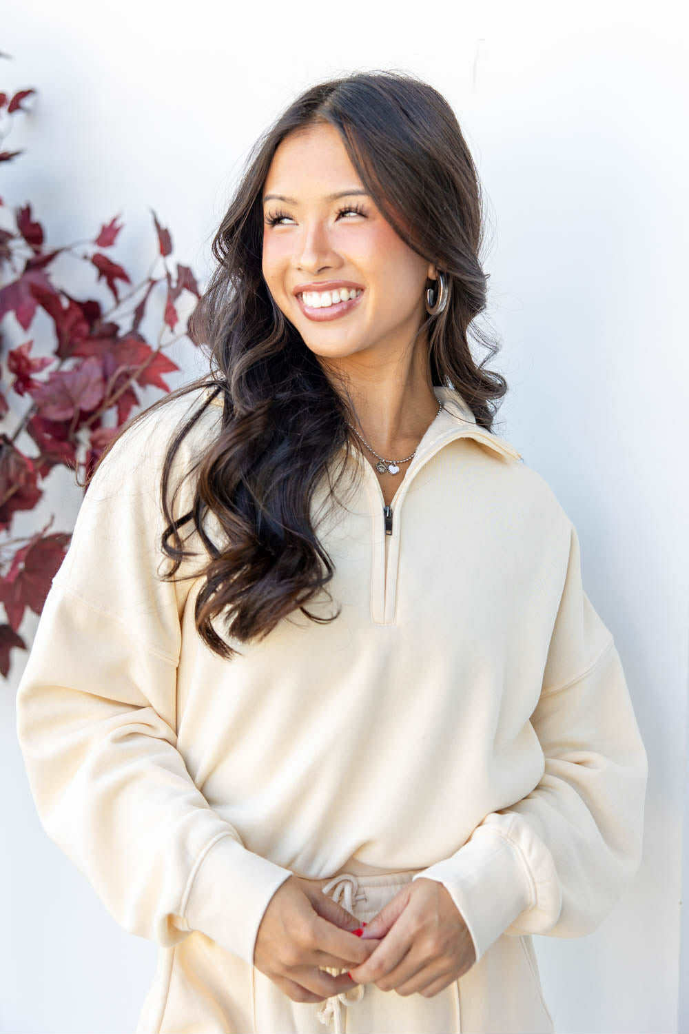 Lillie Half Zip Sweatshirt