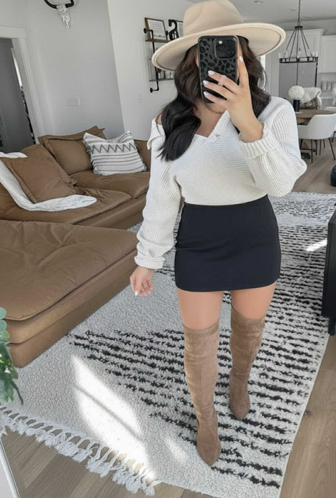 Briar Black Mini Skirt