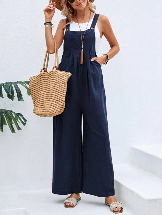 Wella Wide-Leg Overalls
