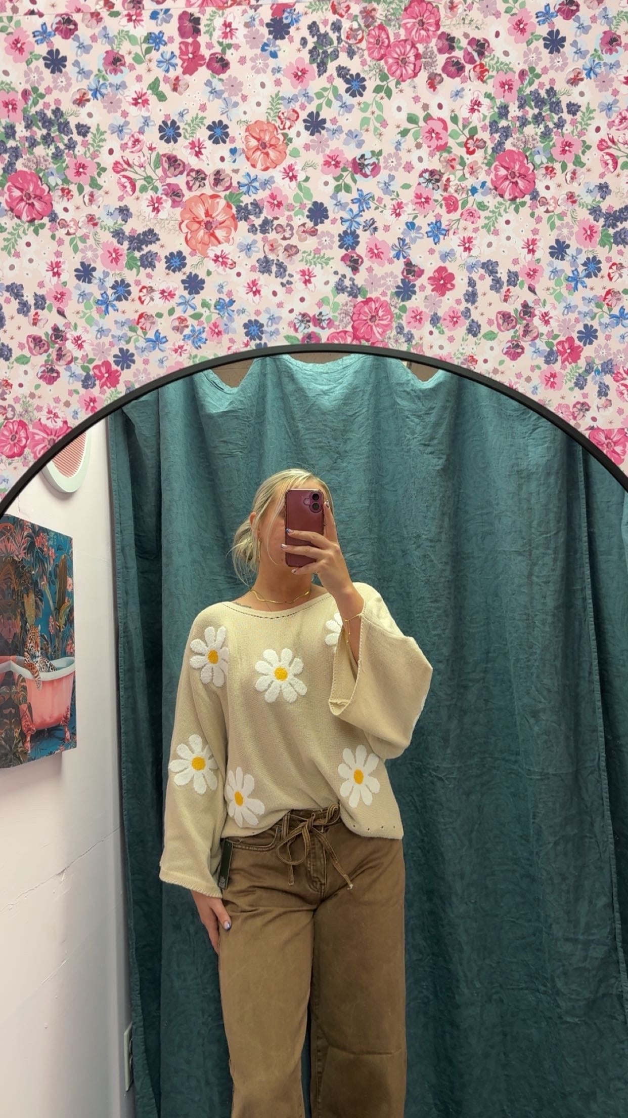 Stella Embroidered Flower Top