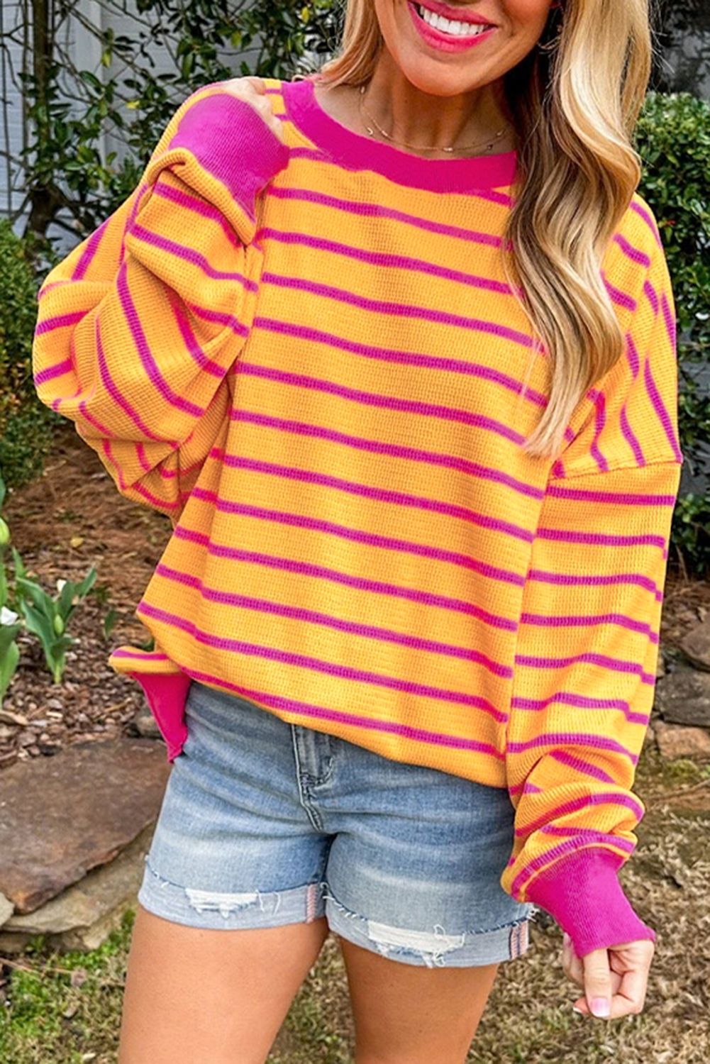 Tegan Striped Sweater