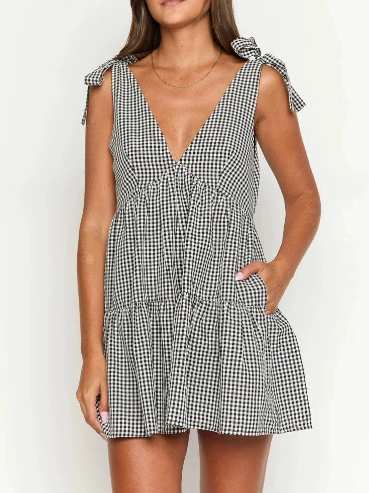 Kinsley Gingham Dress
