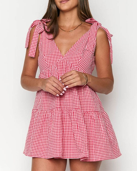 Kinsley Gingham Dress