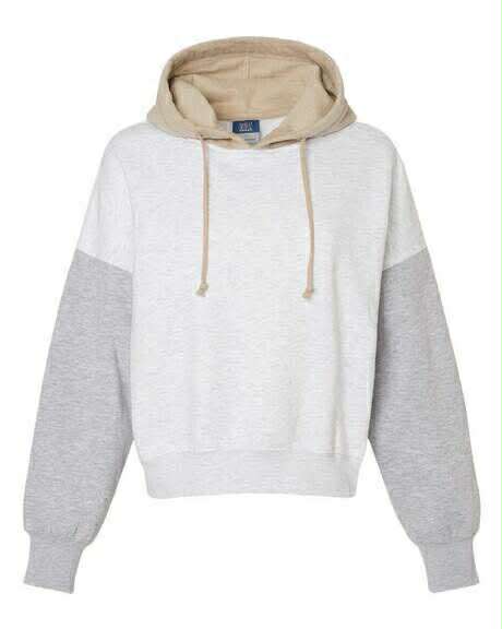 Embroidered Colorblock Hoodie