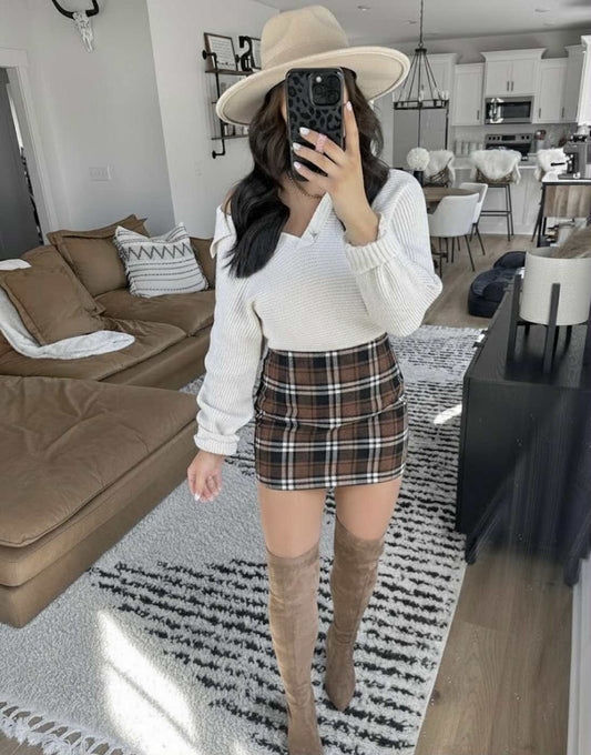 Payton Plaid Skirt